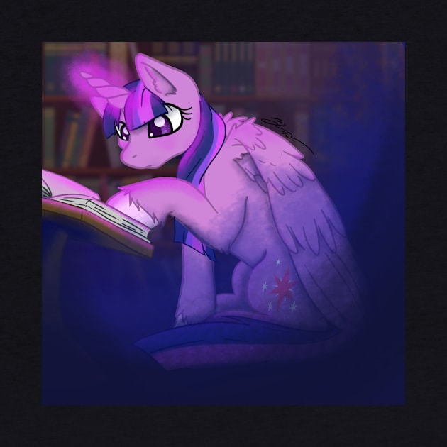 Twilight Reading in the dark by ThatCatObsessedDemon